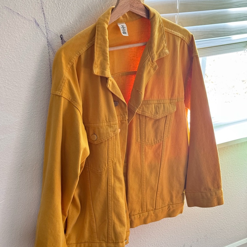 Adenim Yellow Denim Jacket